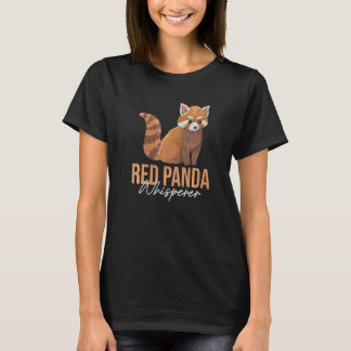 Red Panda Whisperer For A Red Panda Zoo Keeper T Shirt