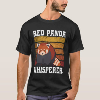 Red Panda Whisperer Wildlife Animal Zookeeper T Shirt