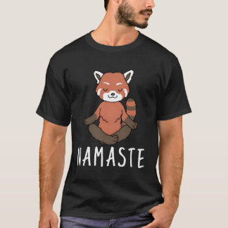 Red Panda Yoga T Shirt