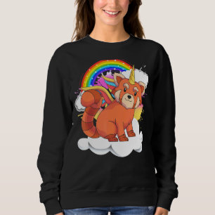 Red Pandacorn Zoo Animal Rainbow Fantasy Unicorn R T Shirt