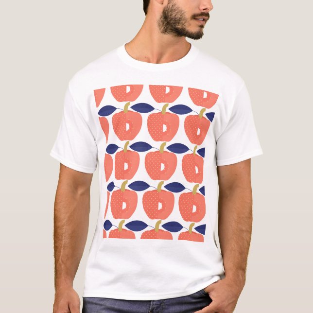 Red Paprika: Spice Inspired Seamless. T Shirt (Framsida)