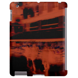 Red Paris kväll. Coola suddig rörelse