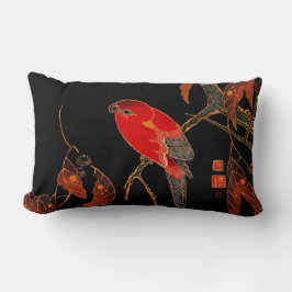 Red Parrot Fine Art Lumbarkudde