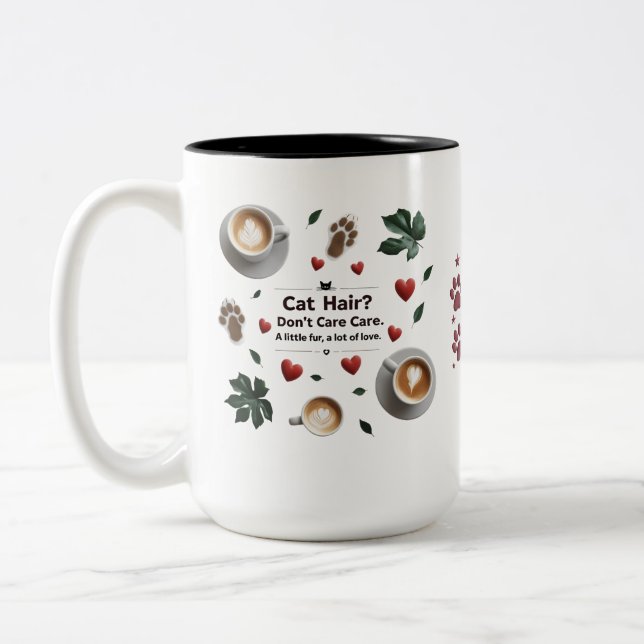 Red Paw Print Coffee Kopp (Vänster)
