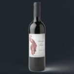 Red Peacock Bröllop Vin-etikett Vinflaska Etikett<br><div class="desc">Anpassa en unik vin-etikett för din bröllopsmottagning med en röd peacock Bröllop Vin-etikett. Vin-etiketten har en elegant som kan användas mot ömtålig löv och grym bakgrund. Anpassa till namn i brudgummen och till bröllop-datumet. Ytterligare bröllop-förråd finns även med den här utformningen.</div>