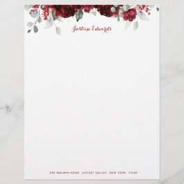 Red Peony Epiphany Brevhuvud