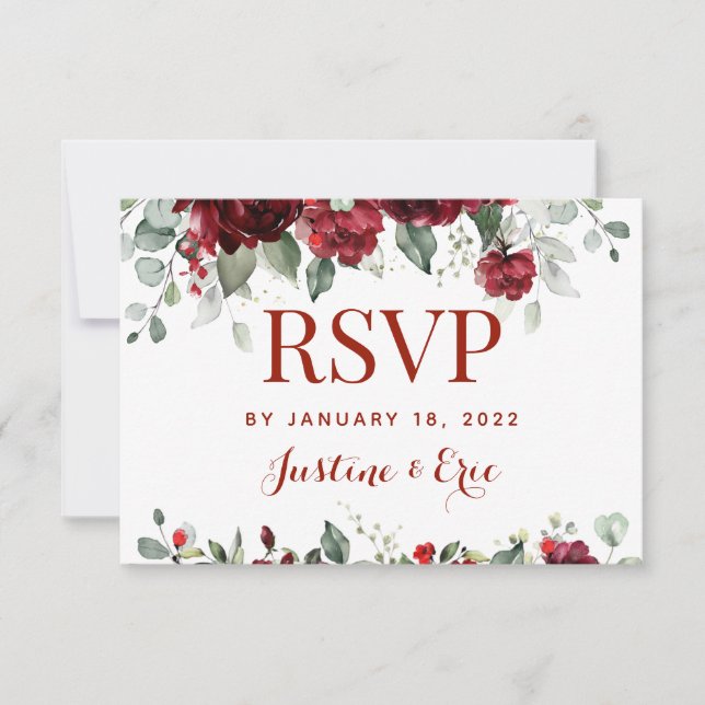 Red Peony Epiphany Meal Choice OSA Mail Back (Framsida)
