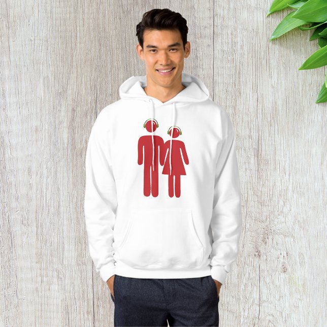 Red People Wear Headphone Manar Hoodie (Skapare uppladdad)
