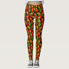 Red Pepper Chili Cook av Roligt Foodie Leggings