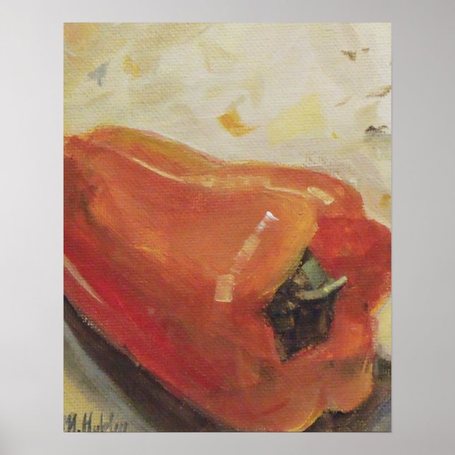 Red Pepper Chili Kitchen Recipe Poster (Framsidan)