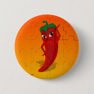 Red Pepper Diva Jigszle Puzzle Knapp
