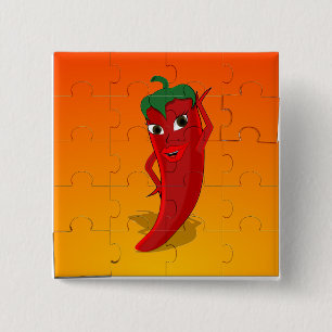 Red Pepper Diva Jigszle Puzzle Knapp