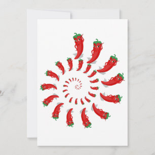 Red Pepper Diva Spiral Inbjudningar