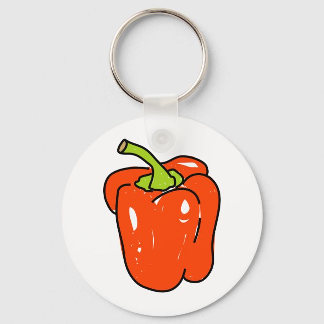 Red Pepper Nyckelring (Framsida)