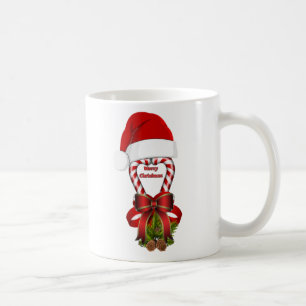 Red Peppermint Candy cane för jul Kaffemugg