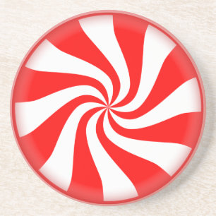 Red Peppermint Candy Underlägg