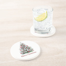Red Peppermint Julgran Underlägg