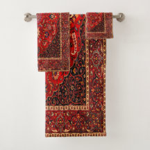 Red Persian Matta från Mashhad