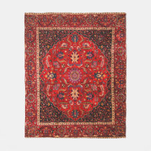 Red Persian Matta från Mashhad