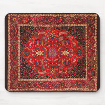 Red Persian Matta från Mashhad