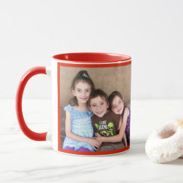 Red Personalize PHOTO MMPLATE Gift Coffee Mugg