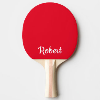 Red Personlig Namn Pingisracket