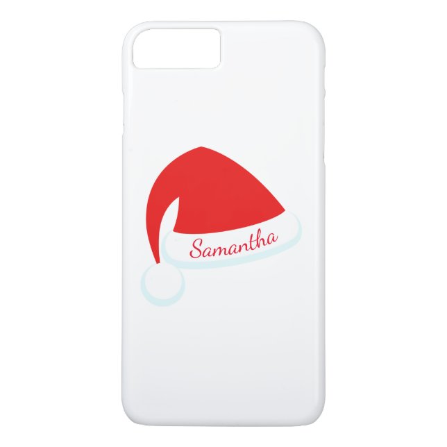 Red Personlig Santa Hat iPhone 7 Case-Mate iPhone Skal (Baksida)