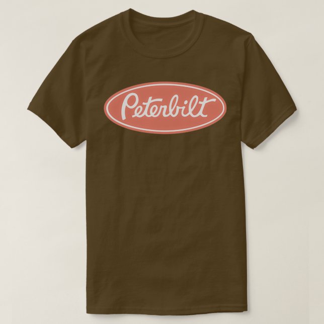 Red peterbilts lastbilar logotyp t shirt (Design framsida)