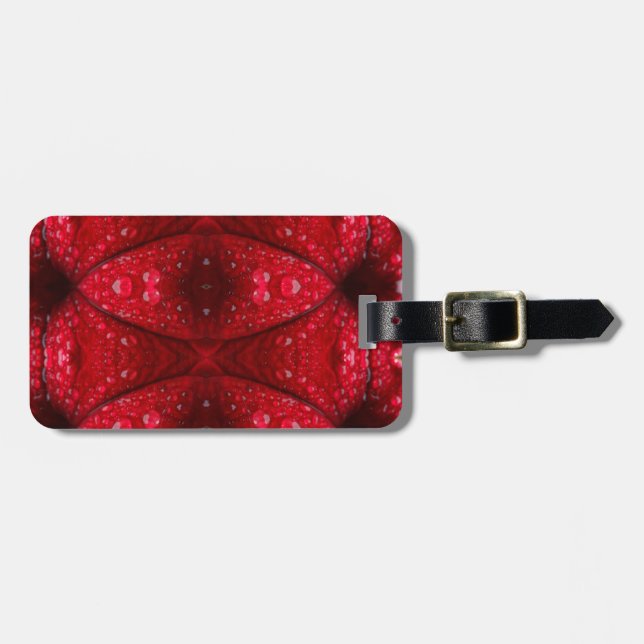 Red Petunia Ikat 5 Bagagebricka (Horisontell Framsida)