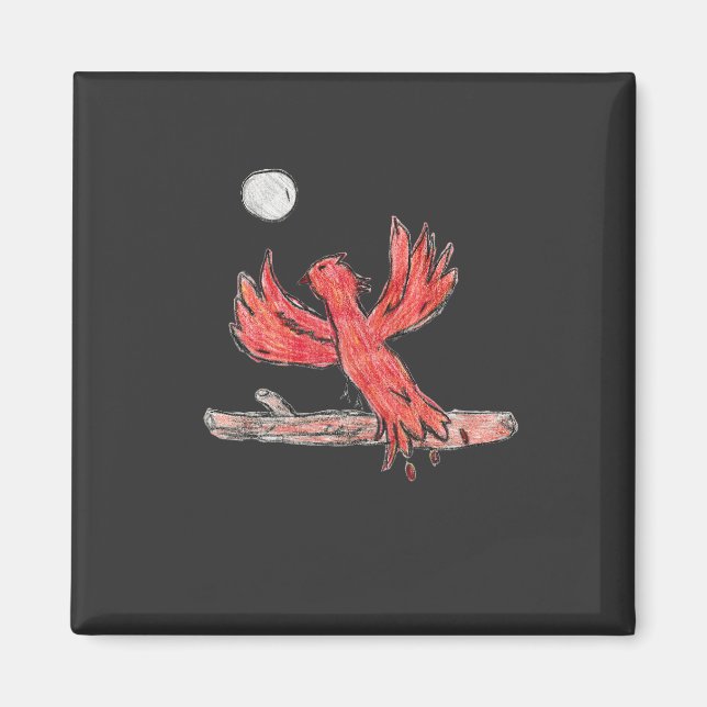 Red Phoenix Magnet (Framsidan)
