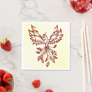Red Phoenix Rises Pappersservett
