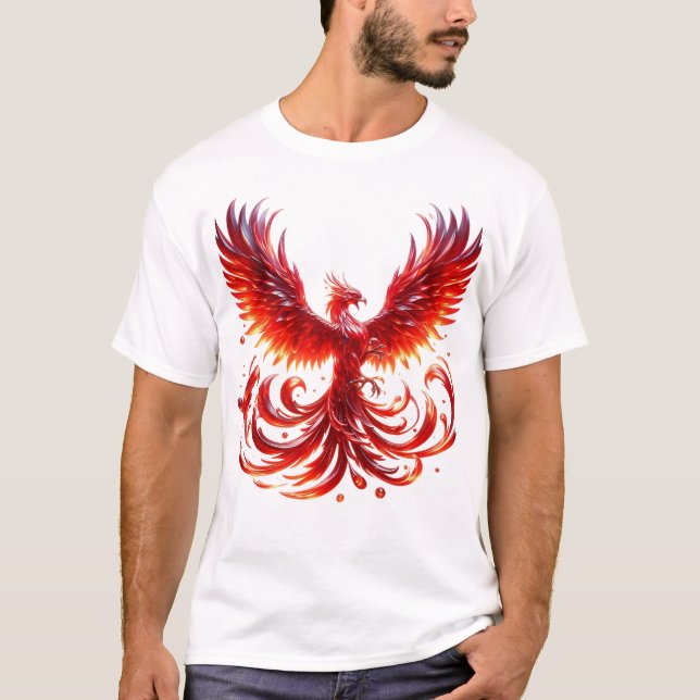 Red Phoenix T Shirt (Framsida)