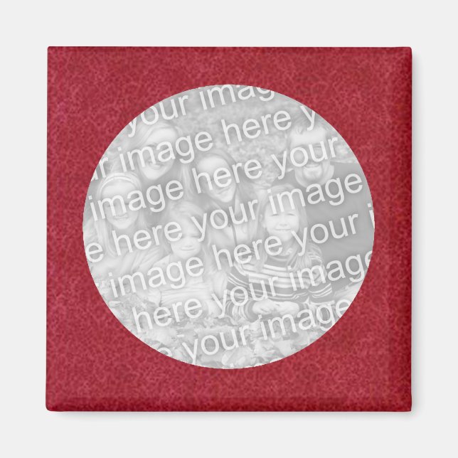 Red Photo Magnet-mall Magnet (Framsidan)