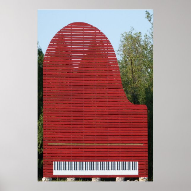 Red Piano Poster (Framsidan)