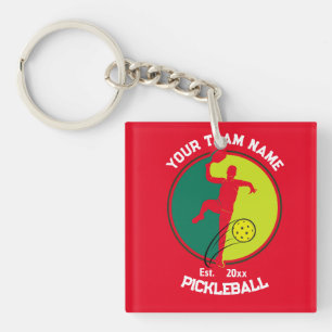 Red Pickleball Klubb Team Player Pickler Anpassnin
