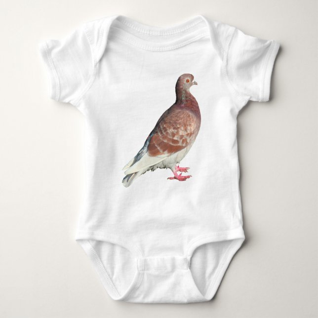 Red Pigeon (isolerad) T-shirt (Framsida)