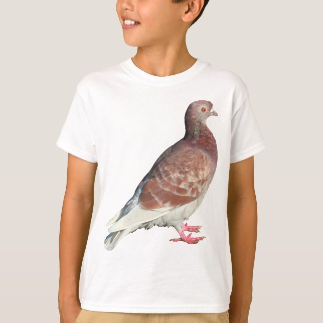 Red Pigeon (isolerad) Tee Shirt (Framsida)