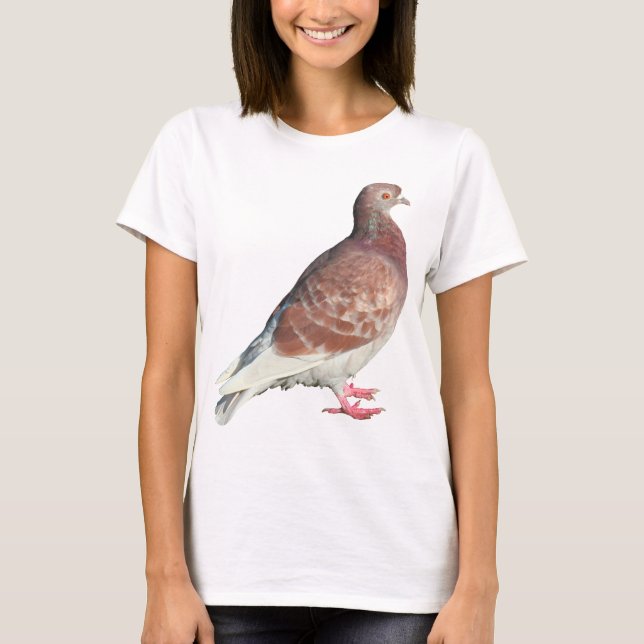 Red Pigeon (isolerad) Tee Shirt (Framsida)