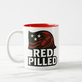 Red Pilled™ Mugg - Sip Up. Tala uppåt.