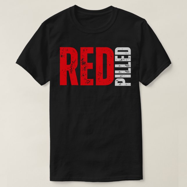 Red Pilled T Shirt (Design framsida)