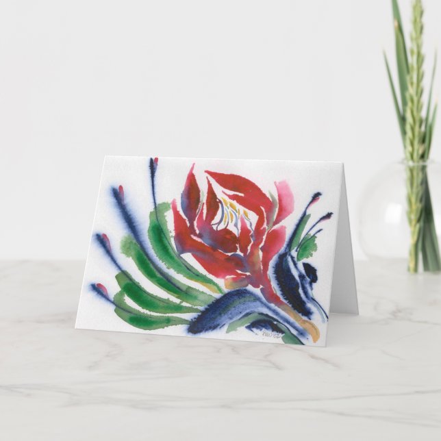 Red Pincers Notecard Kort (Framsida)