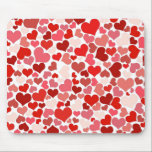 Red Pink Love Hearts Mosaic Musmatta<br><div class="desc">Red and pink heart mosaic pattern.</div>