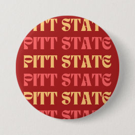 Red Pitt State Pitt State Game Day Button Knapp