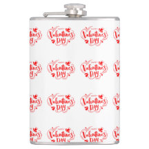 Red Pixelated Valentine Day Art