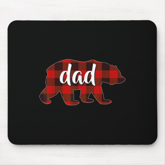 Red Plaid Dad Buffalo Matching Family Papa Pyjamas Musmatta (Framsidan)