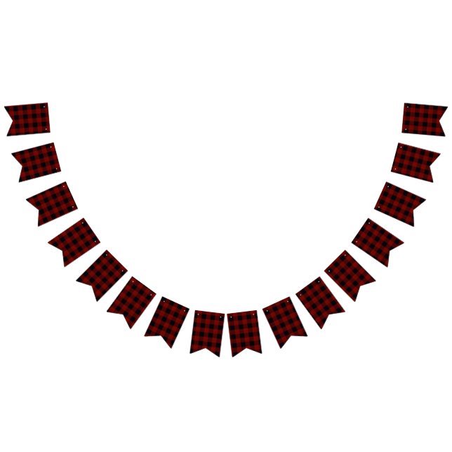 Red Plaid Vimplar (Alla)