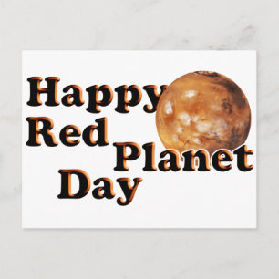 Red Planet Day Vykort