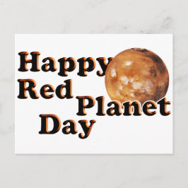 Red Planet Day Vykort