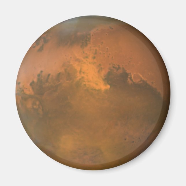Red Planet Mars Magnet (Framsidan)