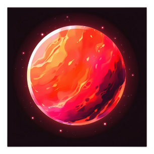 Red Planet Space Fototryck